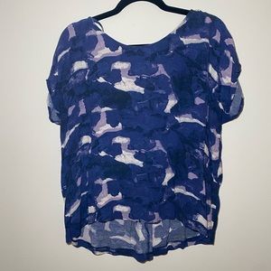 Silence + Noise top with cut out in back